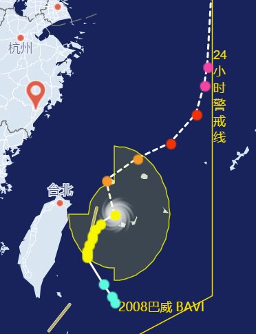 巴威台风最新路径预测